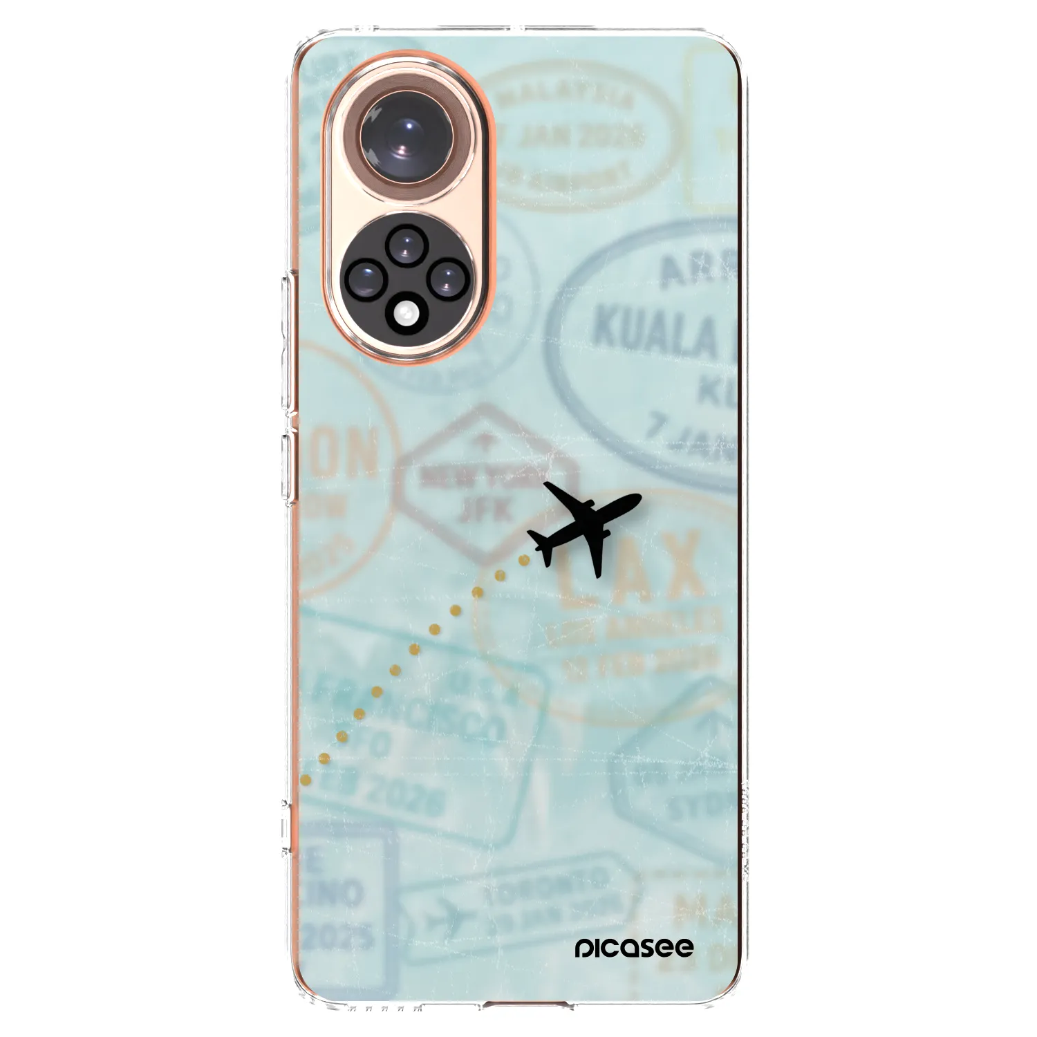 Picasee Honor 50 5G Hülle - Transparentes Silikon - FLIGHT PATH
