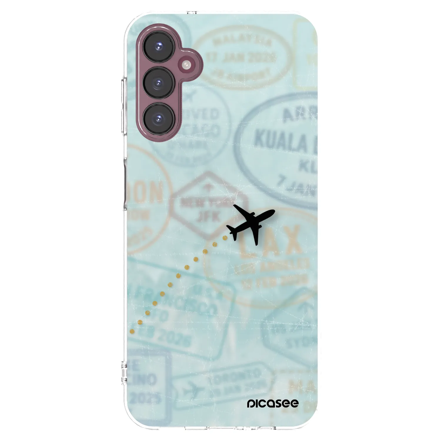 Picasee Samsung Galaxy A05s A057G Hülle - Transparentes Silikon - FLIGHT PATH