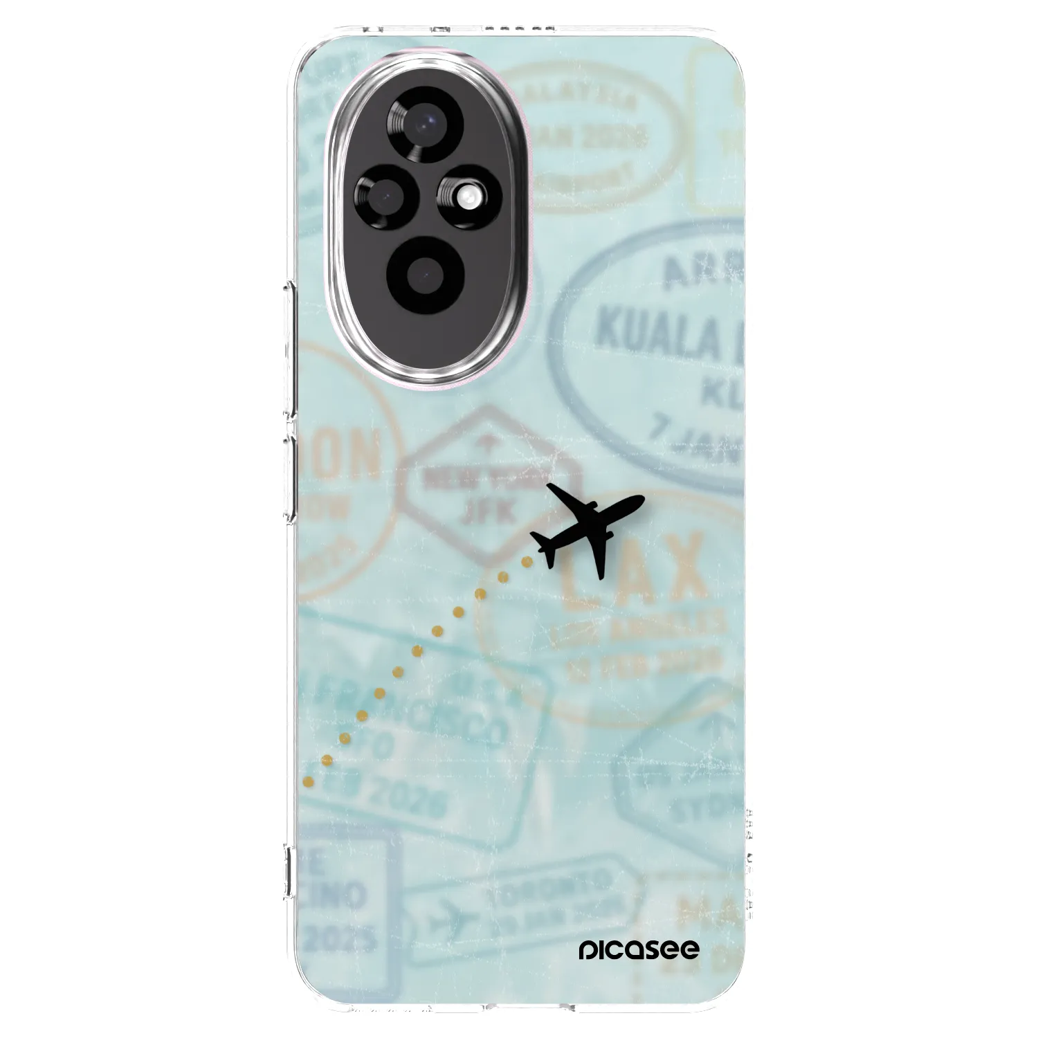 Picasee Honor 200 Pro 5G Hülle - Transparentes Silikon - FLIGHT PATH
