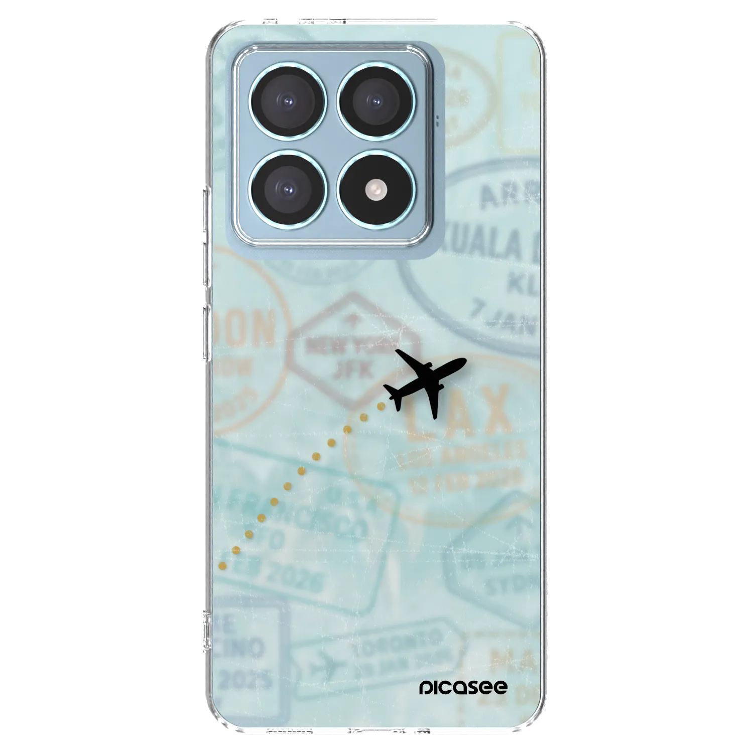Picasee Xiaomi 14T Pro Hülle - Transparentes Silikon - FLIGHT PATH