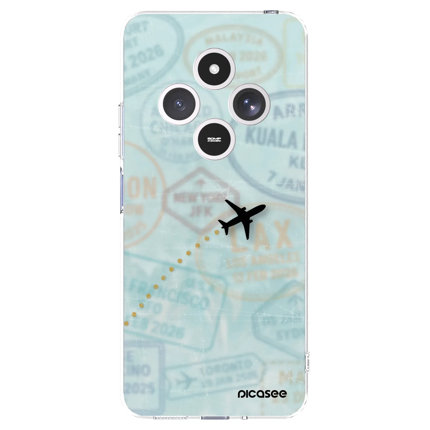 Picasee Xiaomi Redmi 14C Hülle - Transparentes Silikon - FLIGHT PATH