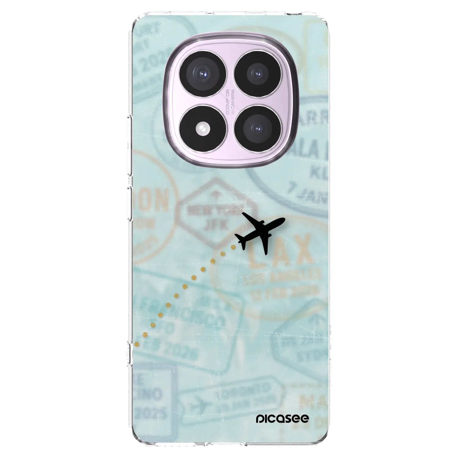 Picasee Xiaomi Redmi Note 14 Pro 4G Hülle - Transparentes Silikon - FLIGHT PATH