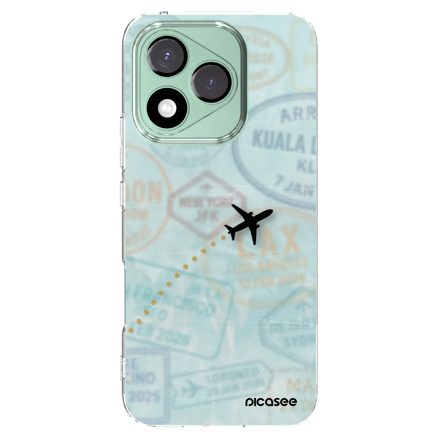 Picasee Honor 400 Lite 5G Hülle - Transparentes Silikon - FLIGHT PATH