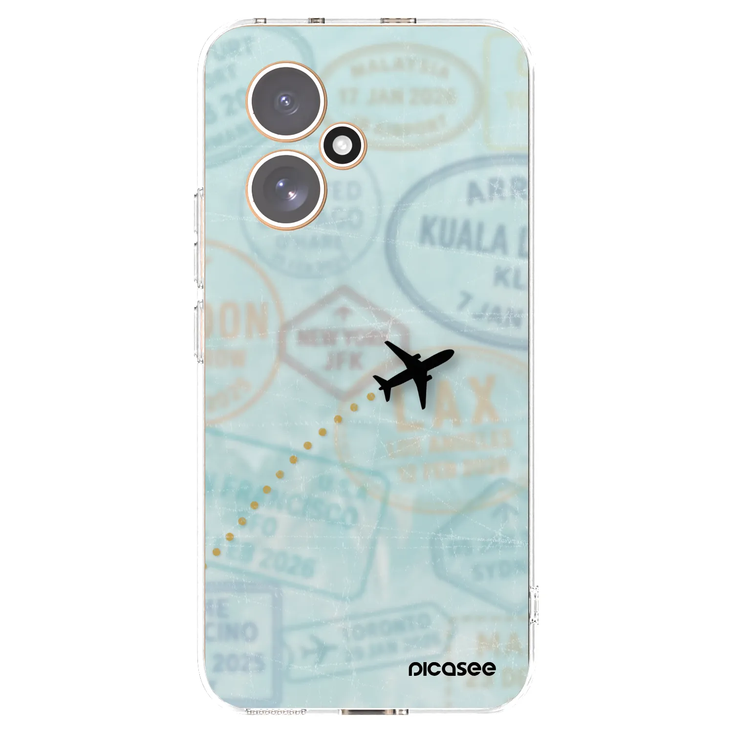 Picasee Honor 400 5G Hülle - Transparentes Silikon - FLIGHT PATH