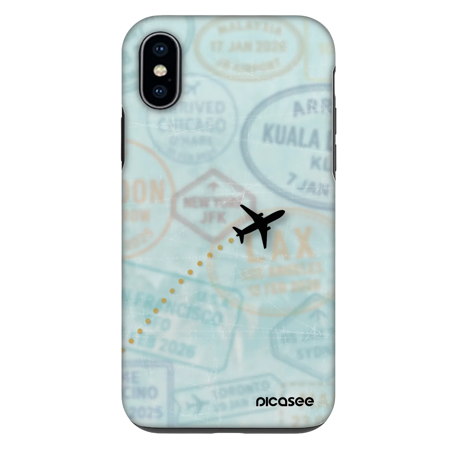 Picasee Fashion Case für Apple iPhone X/XS - FLIGHT PATH