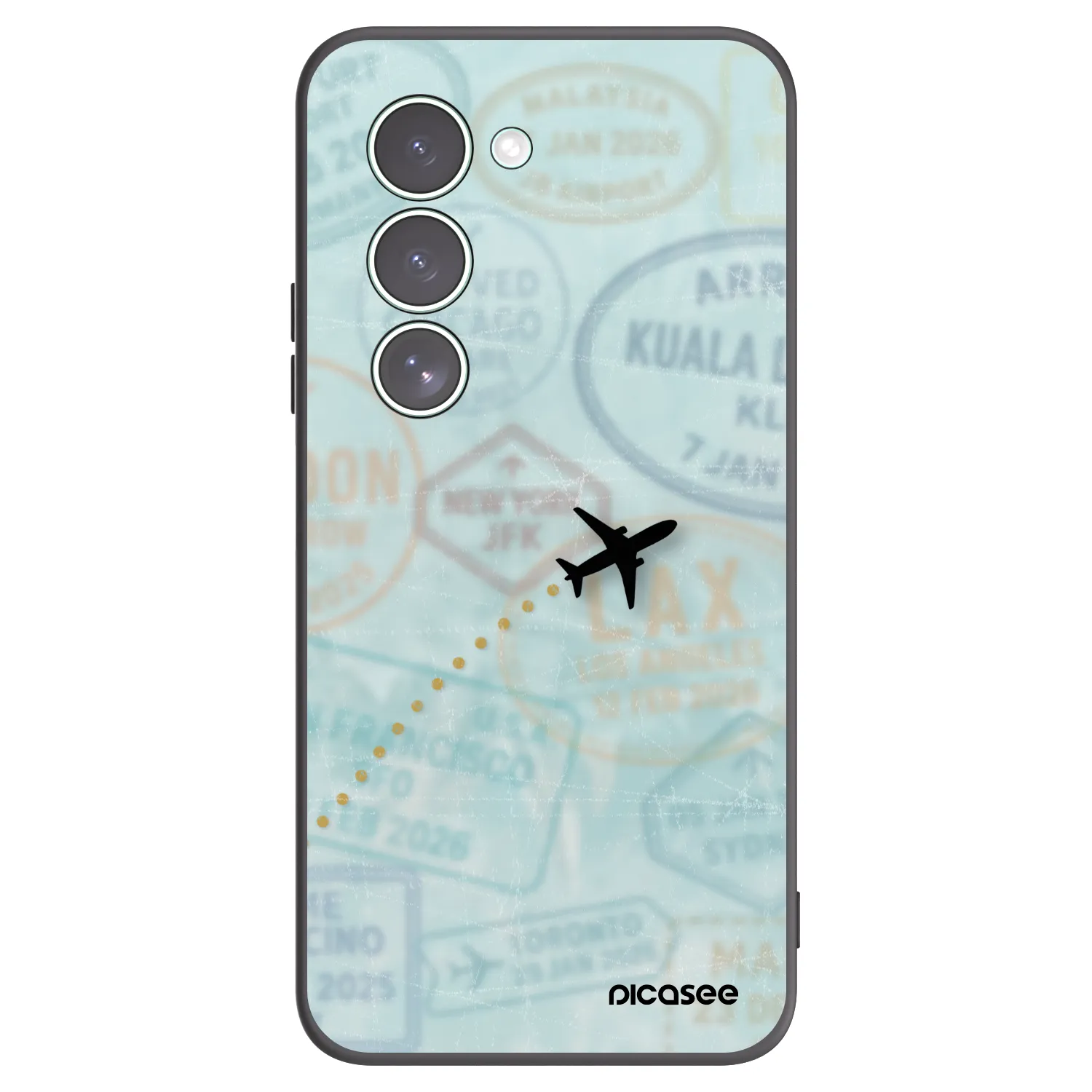 Picasee Xiaomi Redmi 15 5G Hülle - Schwarzes Silikon - FLIGHT PATH