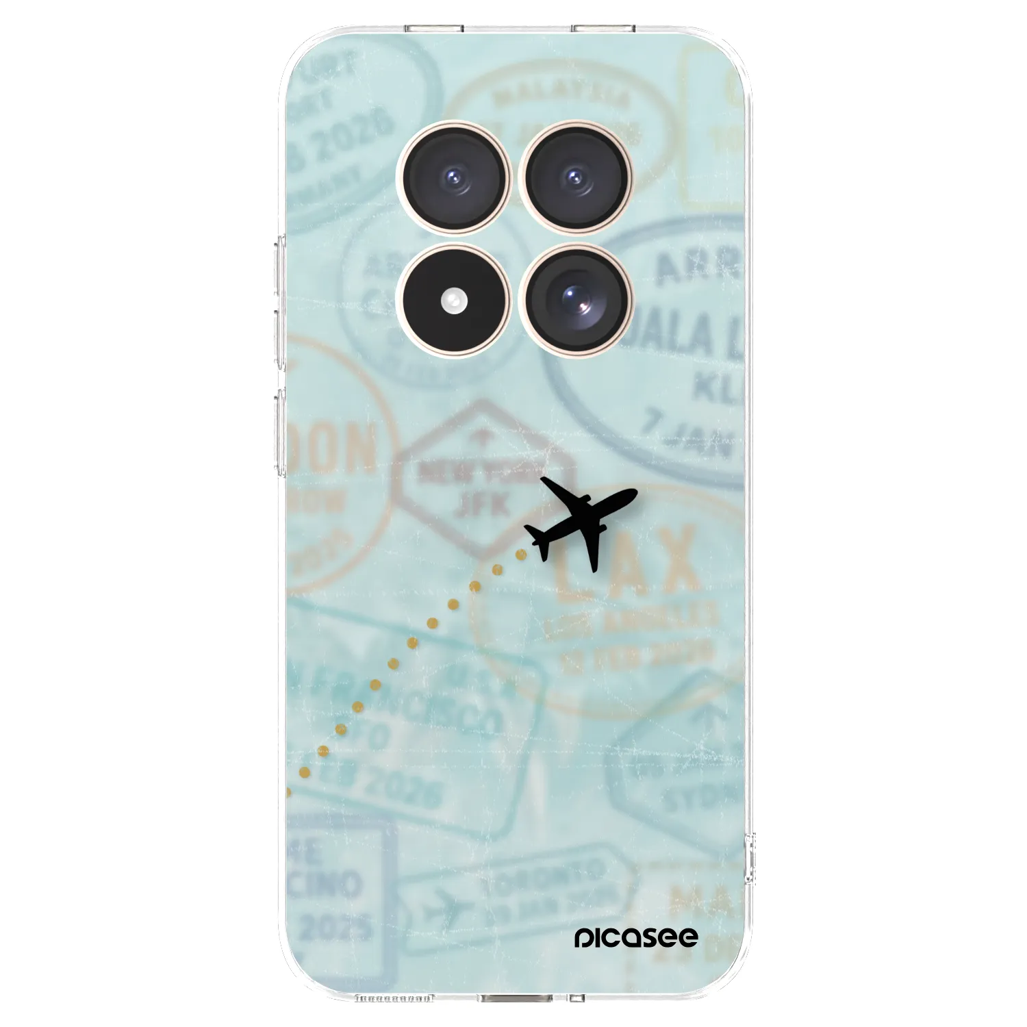 Picasee Xiaomi Redmi Note 15 Pro 4G Hülle - Transparentes Silikon - FLIGHT PATH