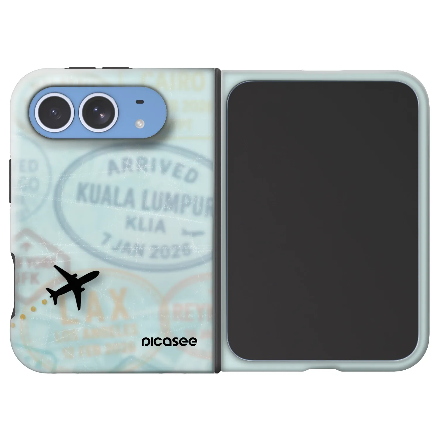 Picasee Fashion Case MagSafe für Apple iPhone Duo - FLIGHT PATH