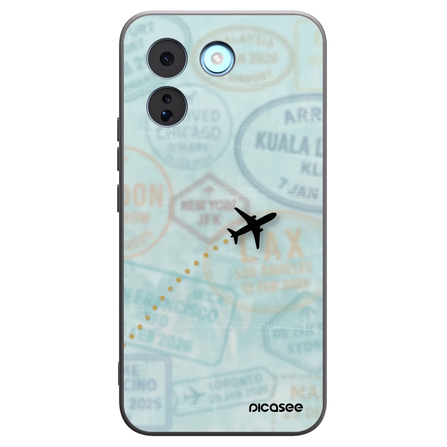Picasee Xiaomi Redmi Note 17 Pro MAX 5G Hülle - Schwarzes Silikon - FLIGHT PATH