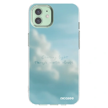 Picasee Apple iPhone 12 Hülle - Transparentes Silikon - CHASiNG LIGHT