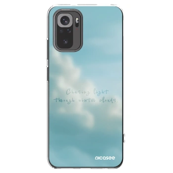 Picasee Xiaomi Redmi Note 10S Hülle - Transparentes Silikon - CHASiNG LIGHT