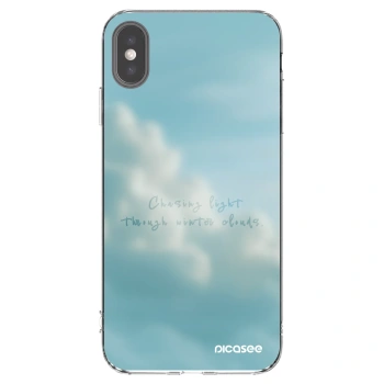 Picasee Apple iPhone XS Max Hülle - Transparentes Silikon - CHASiNG LIGHT