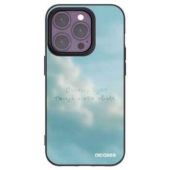 Picasee Apple iPhone 14 Pro Hülle - Schwarzes Silikon - CHASiNG LIGHT