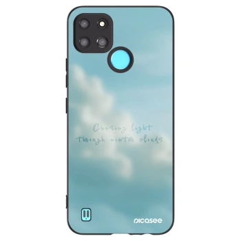 Picasee Realme C21Y Hülle - Schwarzes Silikon - CHASiNG LIGHT