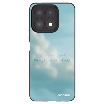 Picasee Honor X8a Hülle - Schwarzes Silikon - CHASiNG LIGHT