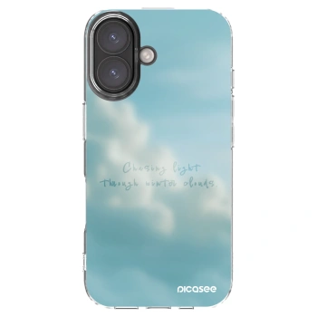 Picasee Apple iPhone 16 Hülle - Transparentes Silikon - CHASiNG LIGHT