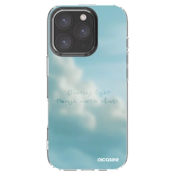 Picasee Apple iPhone 16 Pro Hülle - Transparentes Silikon - CHASiNG LIGHT