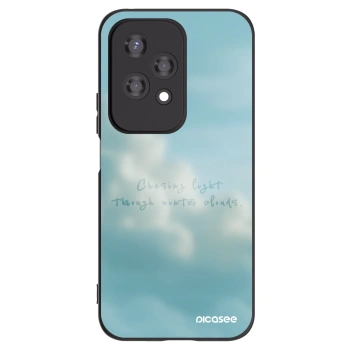 Picasee Honor 200 Lite Hülle - Schwarzes Silikon - CHASiNG LIGHT