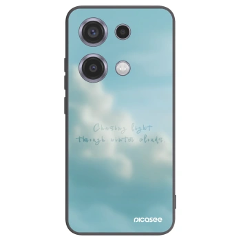 Picasee Xiaomi Redmi Note 14S Hülle - Schwarzes Silikon - CHASiNG LIGHT