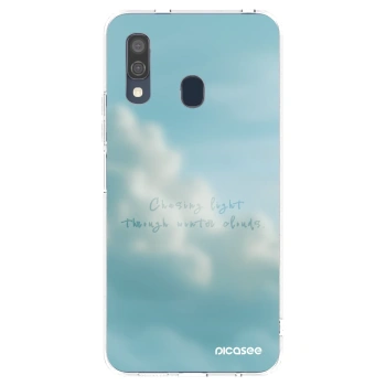 Picasee Samsung Galaxy A40 A405F Hülle - Transparentes Silikon - CHASiNG LIGHT