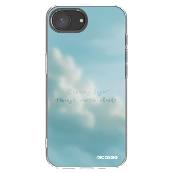 Picasee Apple iPhone 17e Hülle - Transparentes Silikon - CHASiNG LIGHT