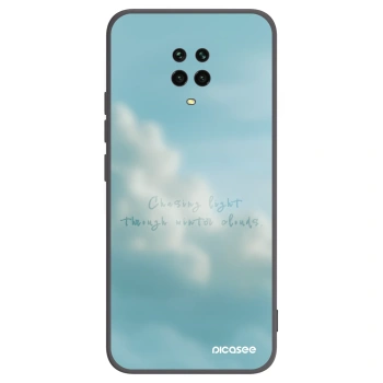 Picasee Xiaomi Redmi Note 9 Pro Hülle - Schwarzes Silikon - CHASiNG LIGHT