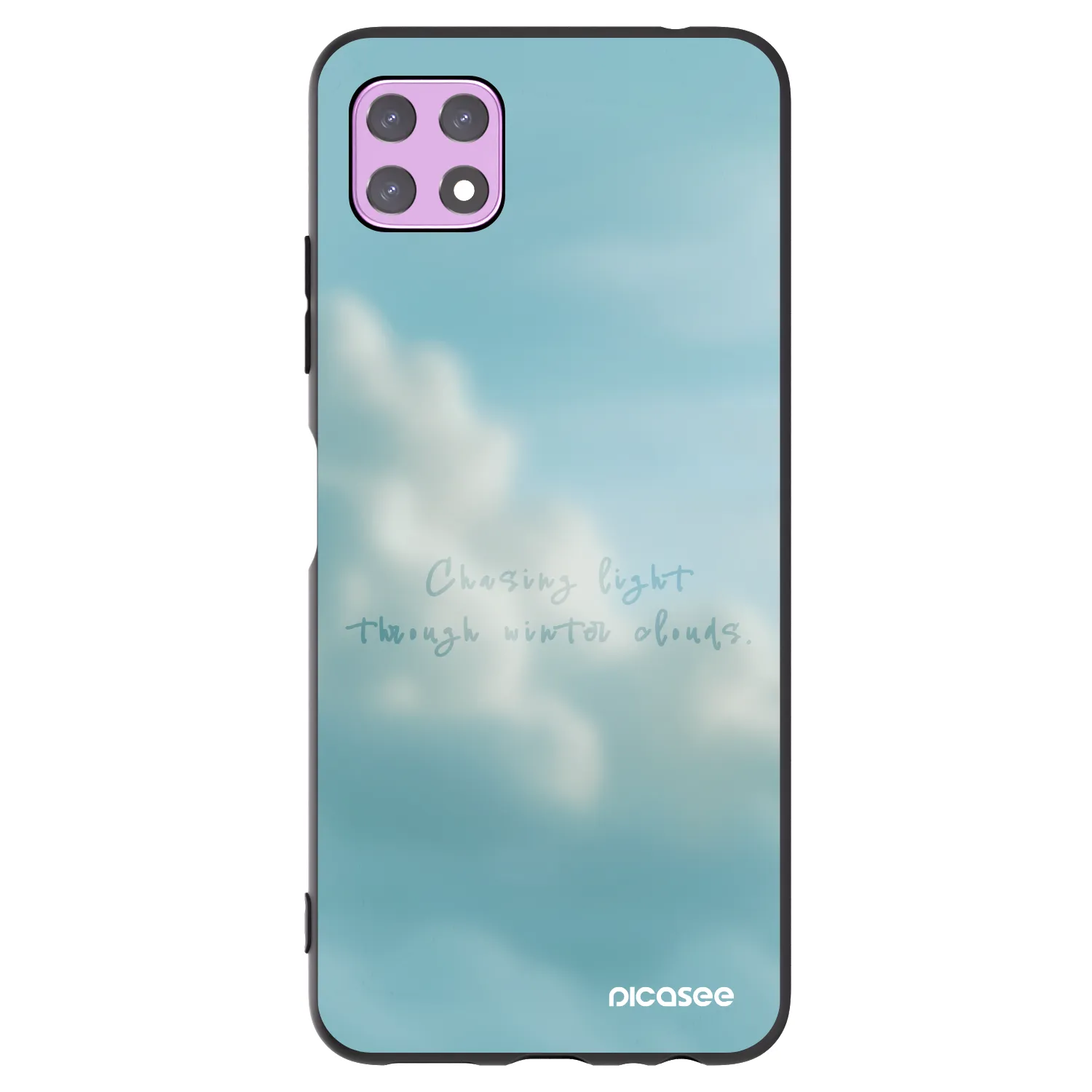 Picasee Samsung Galaxy A22 A226B 5G Hülle - Schwarzes Silikon - CHASiNG LIGHT