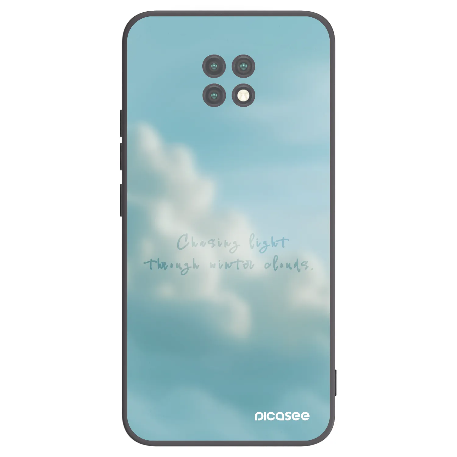 Picasee Xiaomi Redmi Note 9T Hülle - Schwarzes Silikon - CHASiNG LIGHT