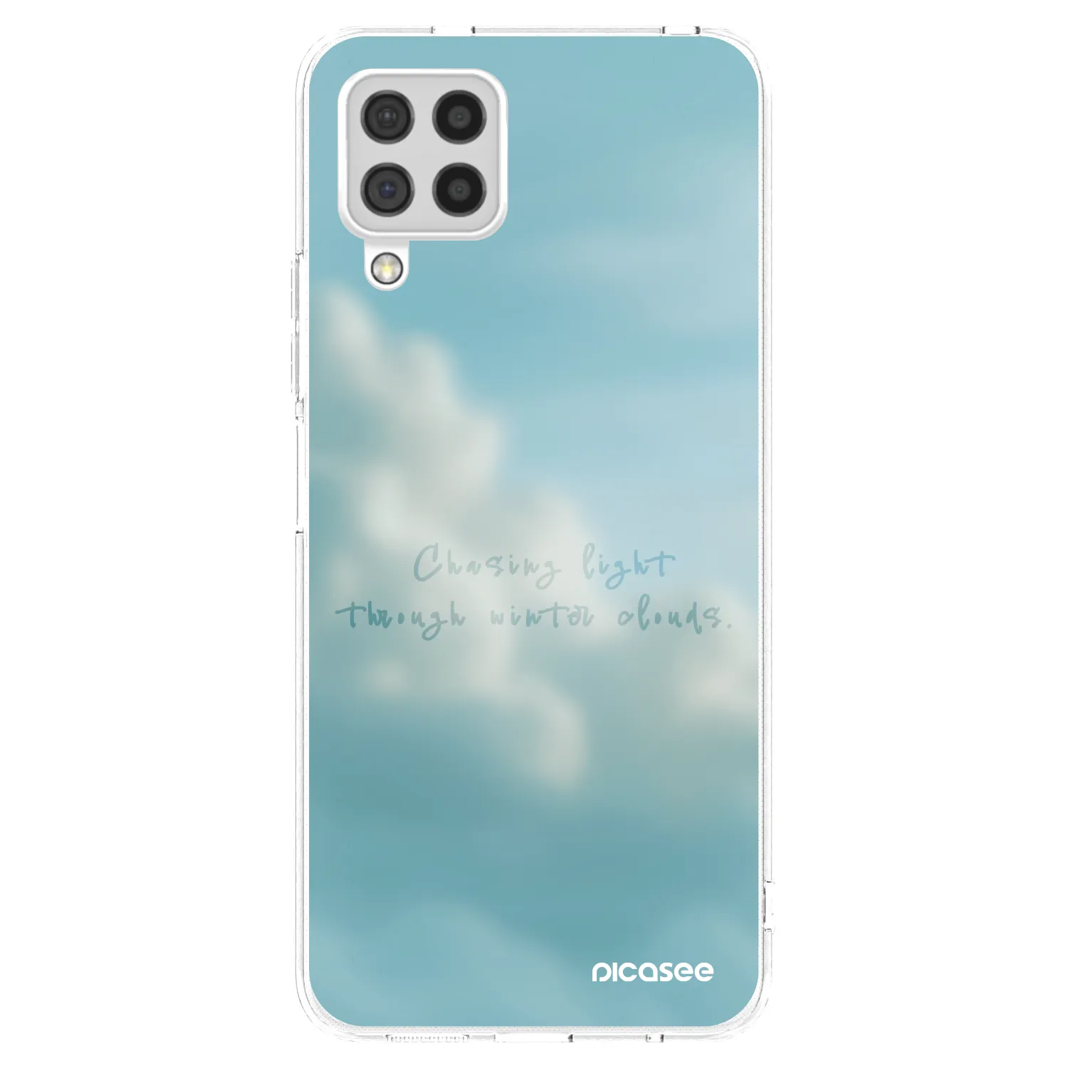 Picasee Samsung Galaxy A22 A225F 4G Hülle - Transparentes Silikon - CHASiNG LIGHT