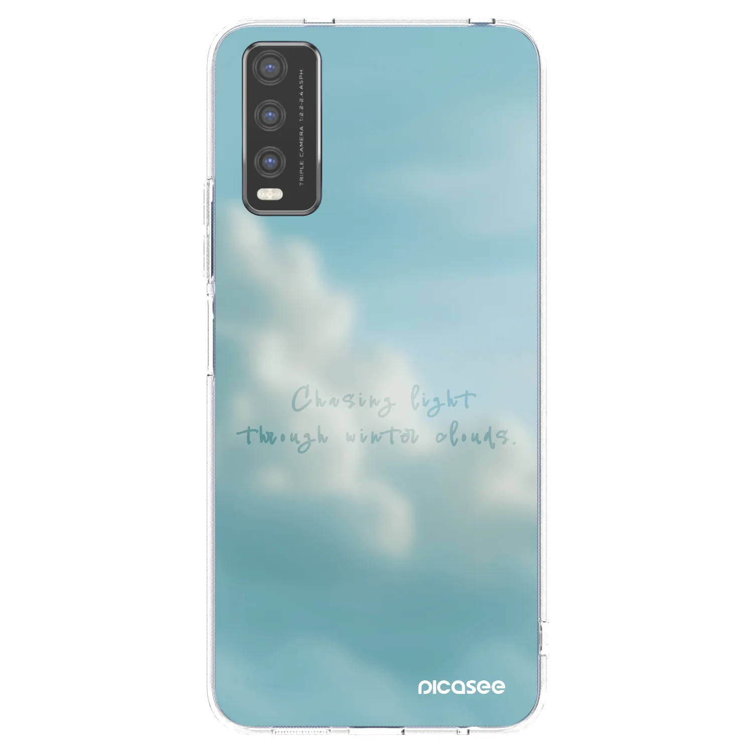Picasee Vivo Y20s Hülle - Transparentes Silikon - CHASiNG LIGHT