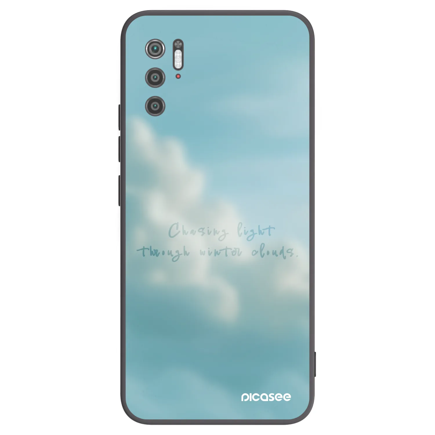 Picasee Xiaomi Poco M3 Pro 5G Hülle - Schwarzes Silikon - CHASiNG LIGHT
