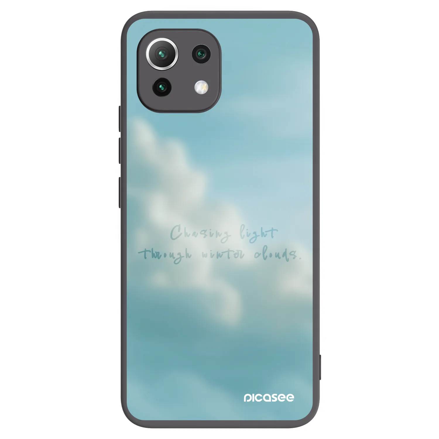 Picasee Xiaomi 11 Lite 5G NE Hülle - Schwarzes Silikon - CHASiNG LIGHT