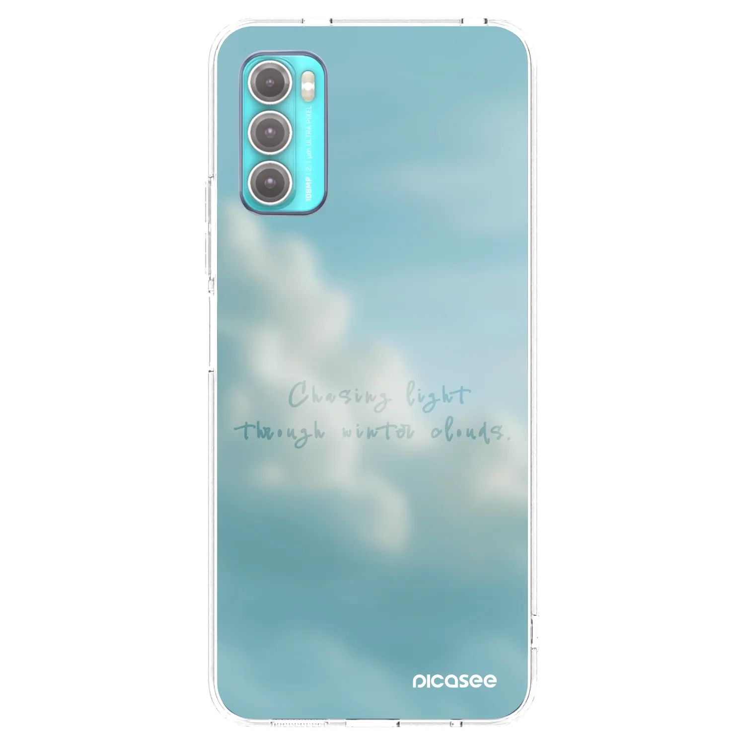 Picasee Motorola Moto G60 Hülle - Transparentes Silikon - CHASiNG LIGHT