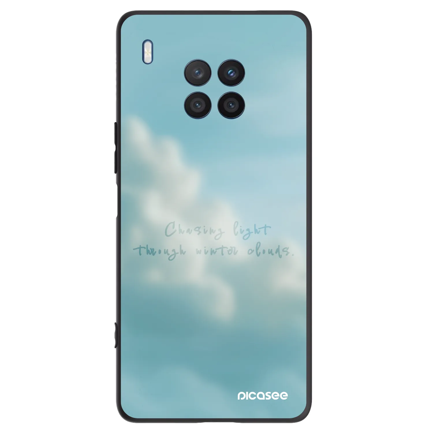 Picasee Honor 50 Lite Hülle - Schwarzes Silikon - CHASiNG LIGHT