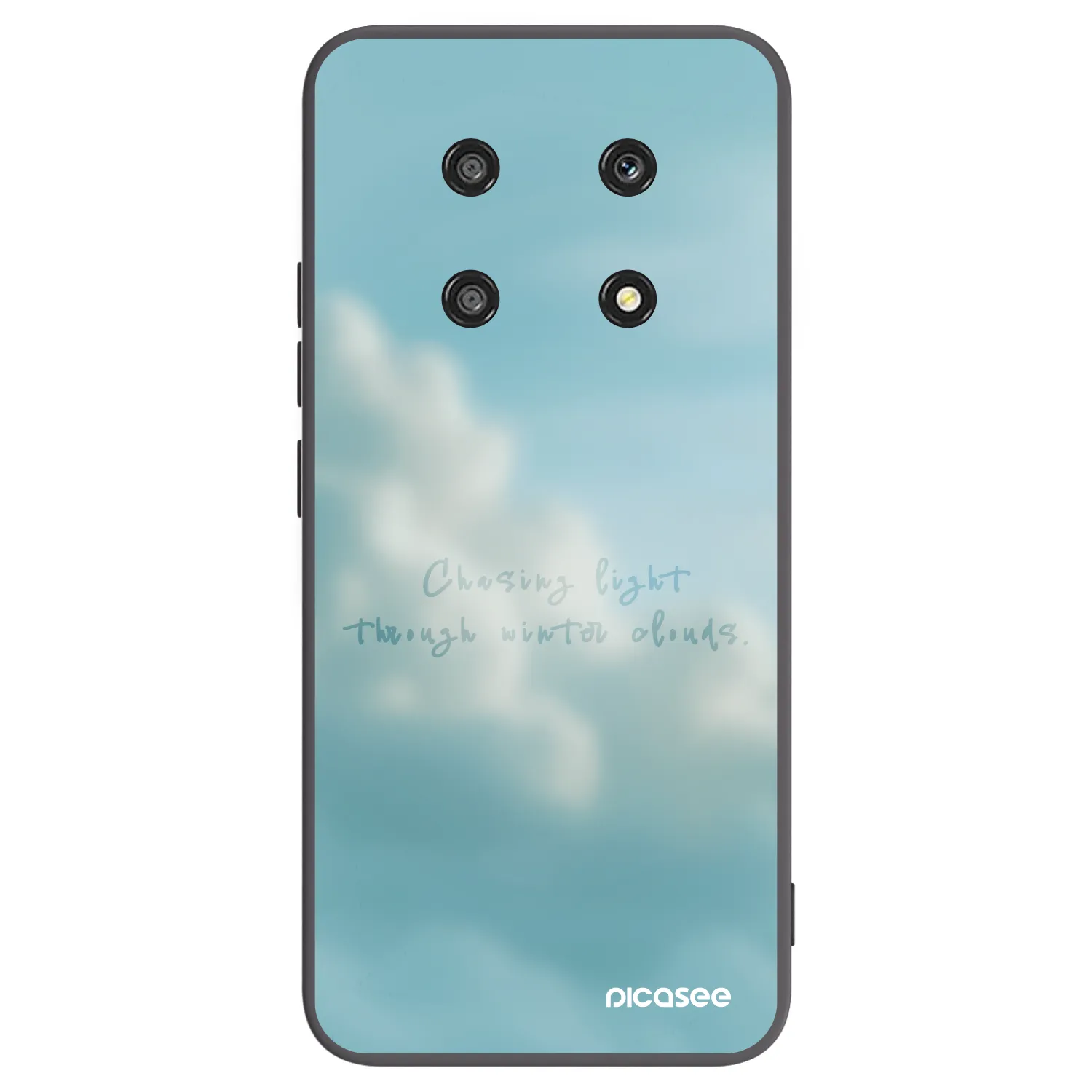 Picasee Honor Magic4 Lite 5G Hülle - Schwarzes Silikon - CHASiNG LIGHT