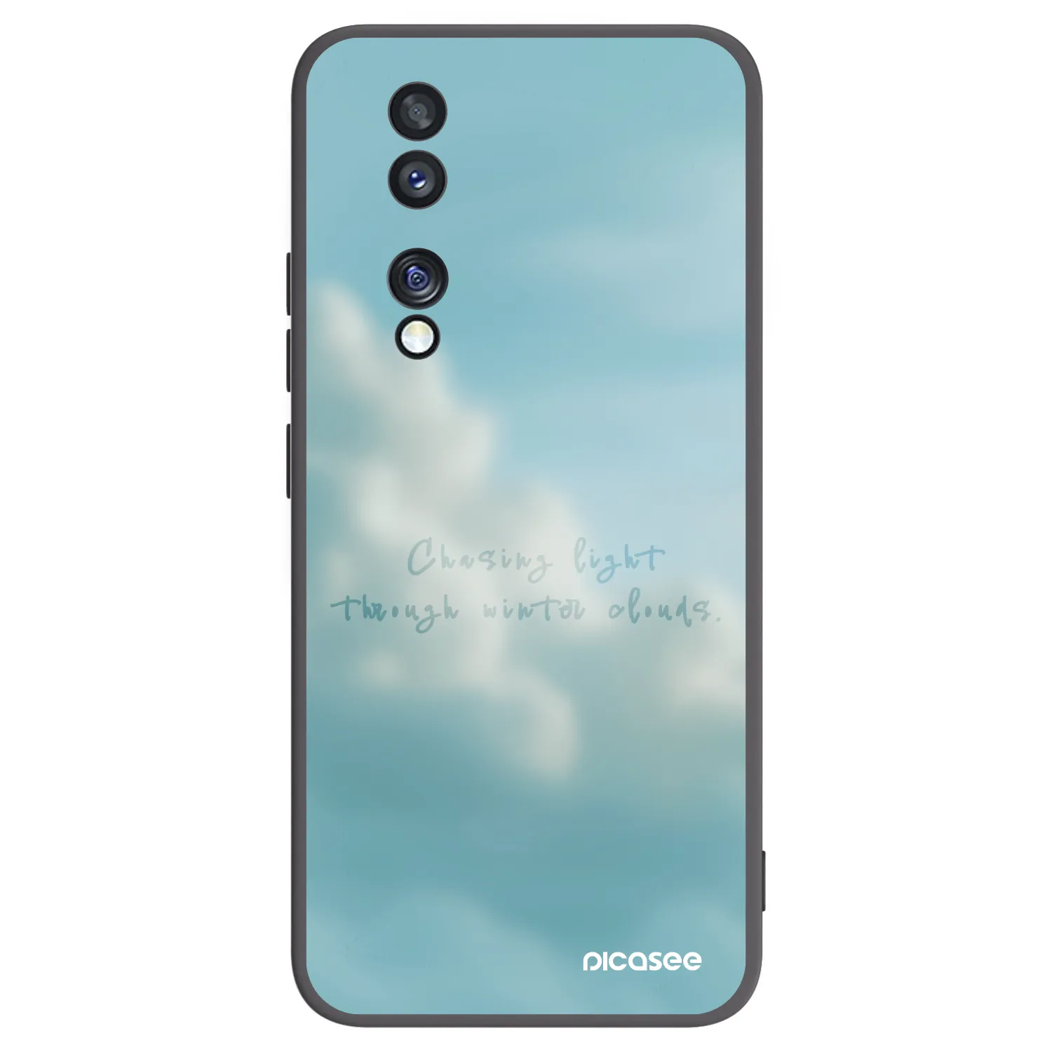 Picasee Honor 70 Hülle - Schwarzes Silikon - CHASiNG LIGHT