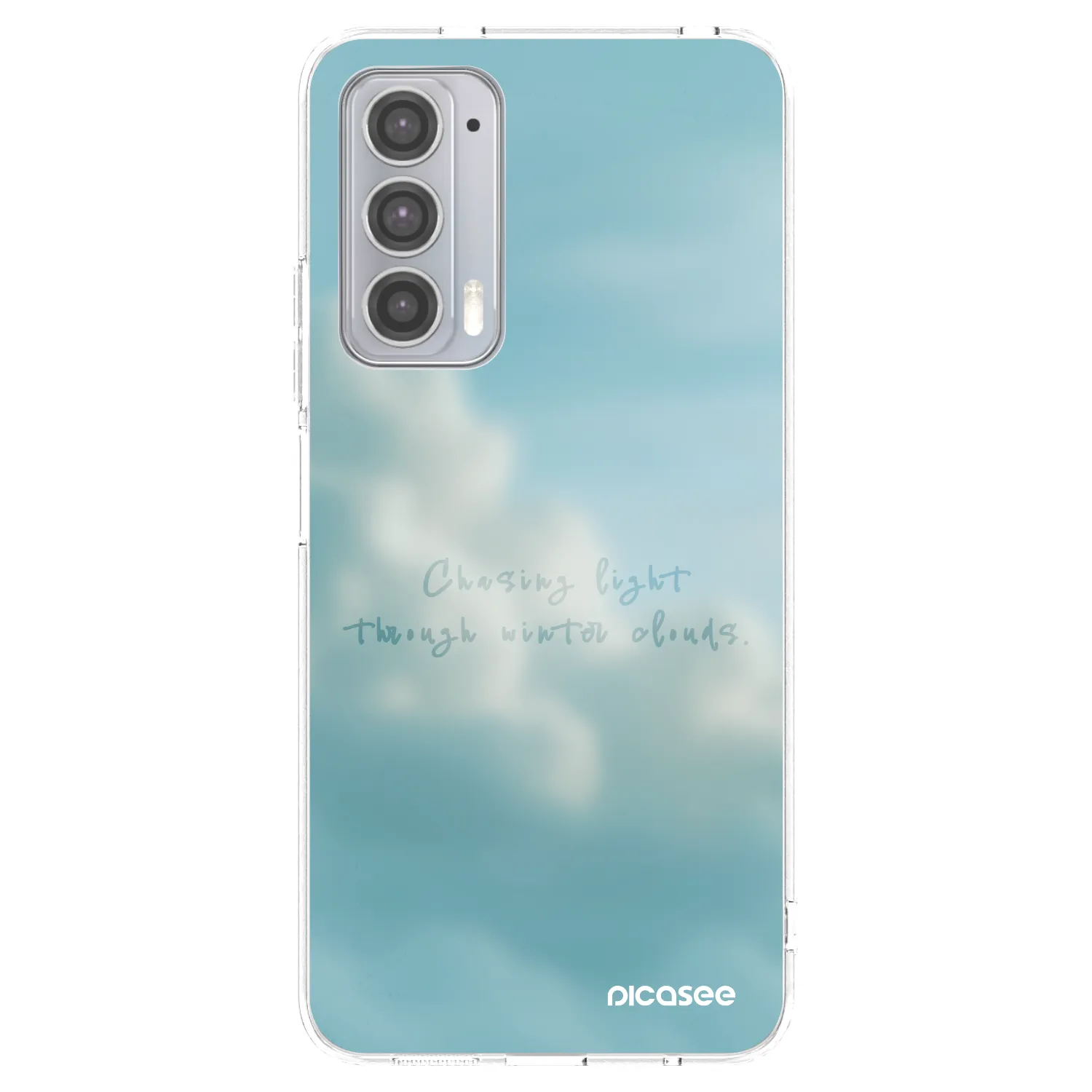 Picasee Motorola Edge 20 Hülle - Transparentes Silikon - CHASiNG LIGHT