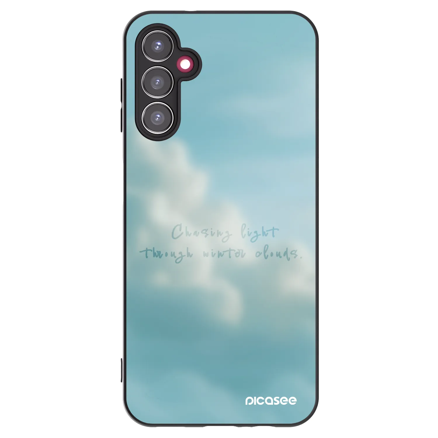 Picasee Samsung Galaxy A14 5G A146P Hülle - Schwarzes Silikon - CHASiNG LIGHT