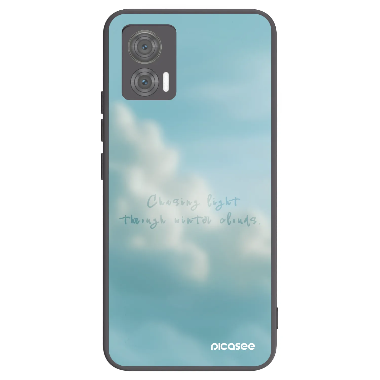 Picasee Motorola Edge 30 Neo Hülle - Schwarzes Silikon - CHASiNG LIGHT