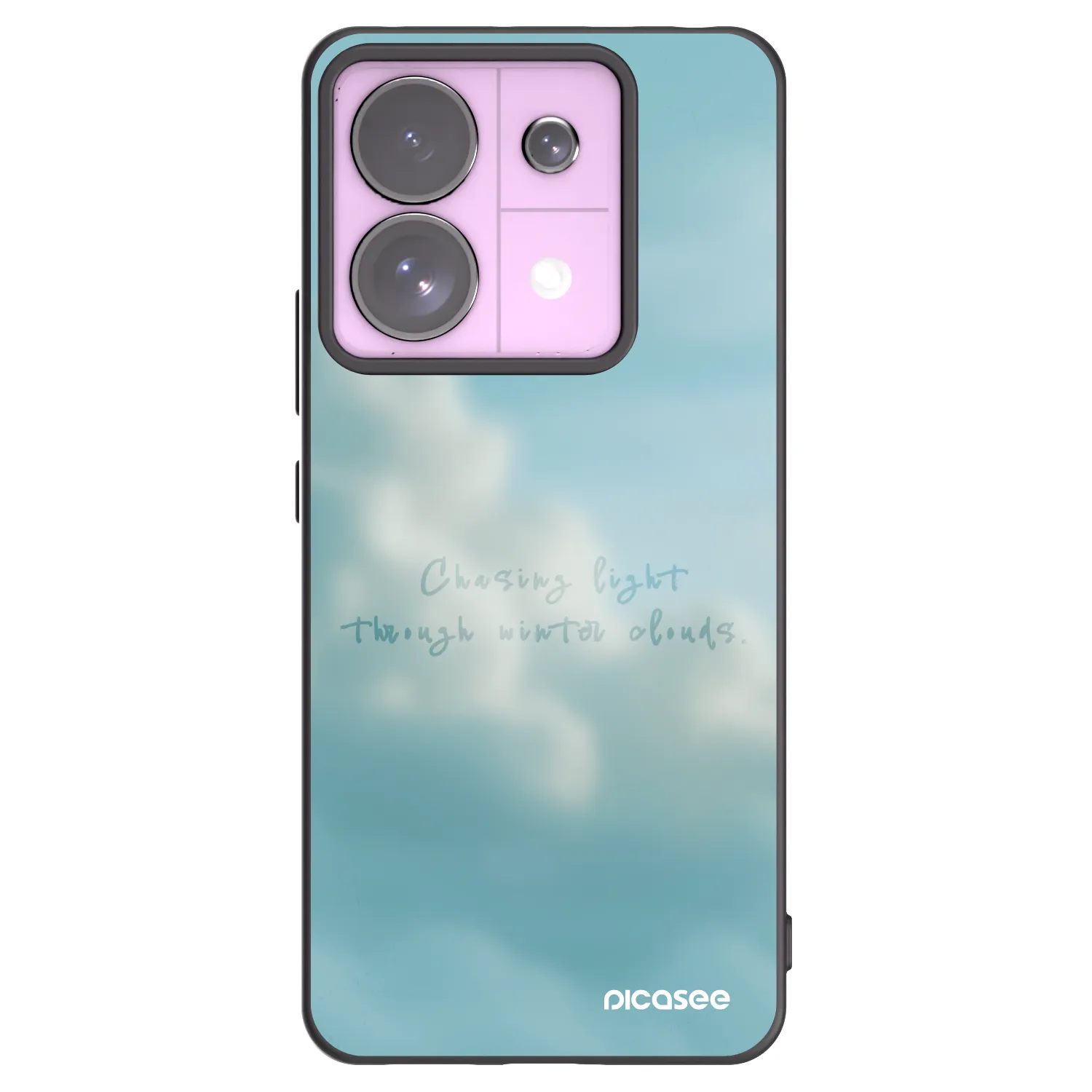 Picasee Xiaomi Redmi Note 13 Pro 5G Hülle - Schwarzes Silikon - CHASiNG LIGHT