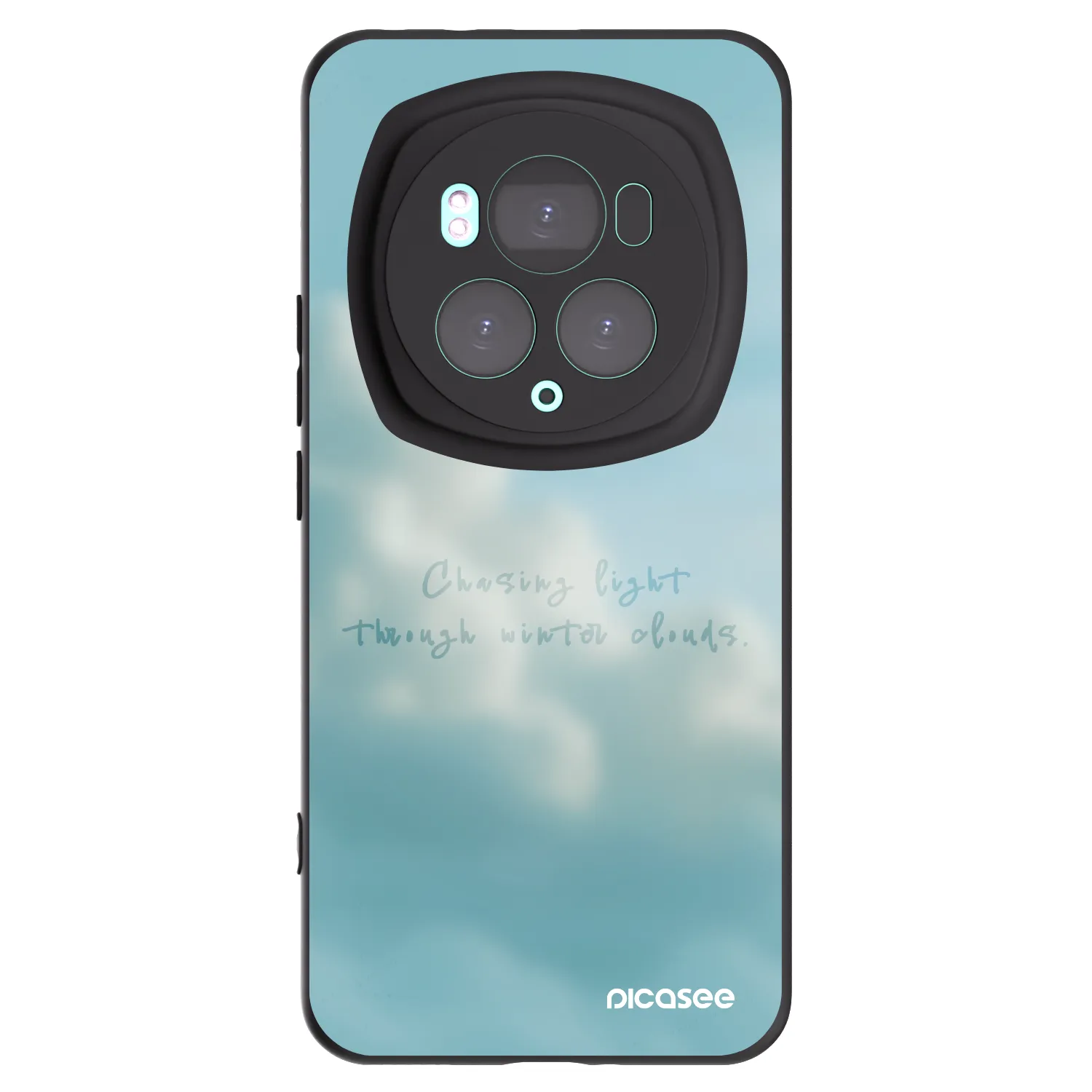 Picasee Honor Magic6 Pro Hülle - Schwarzes Silikon - CHASiNG LIGHT