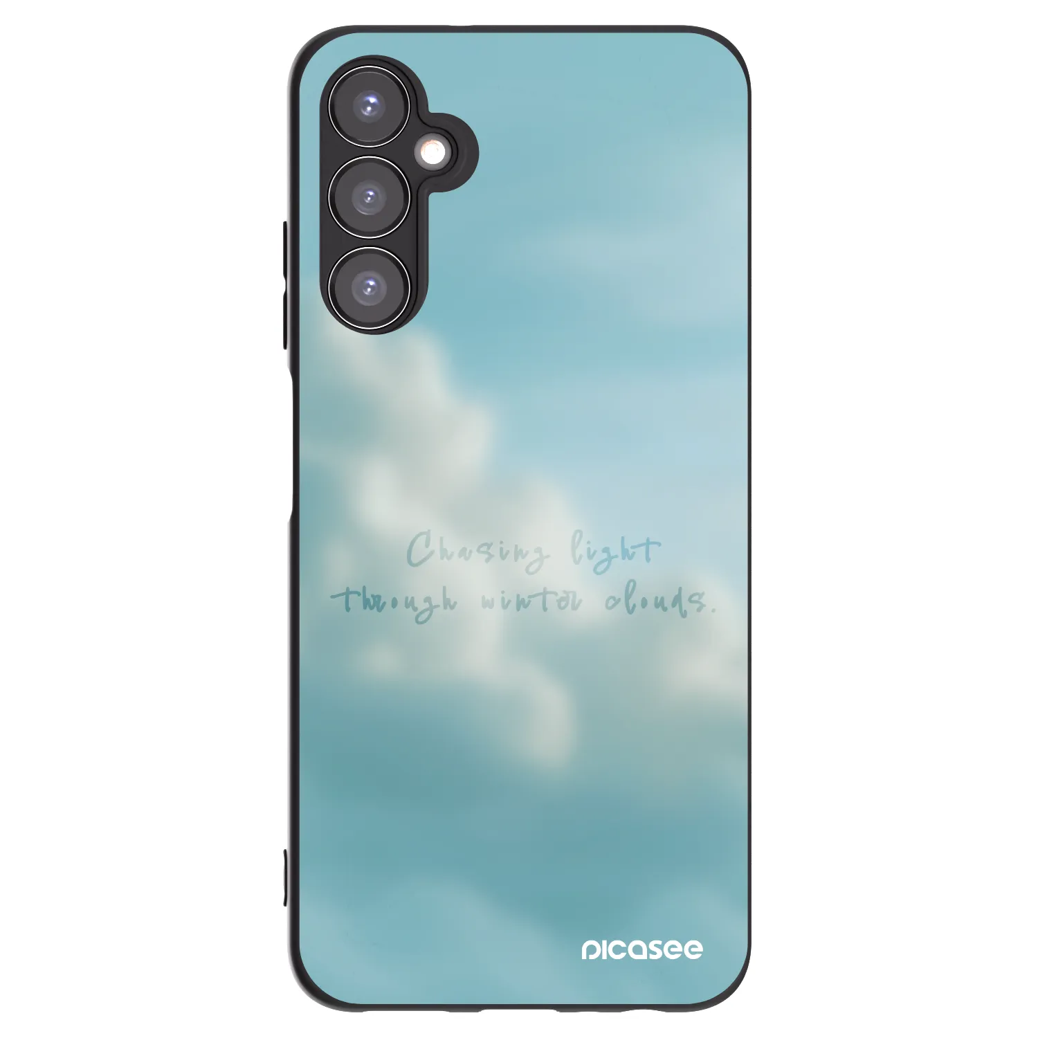 Picasee Samsung Galaxy A05s A057G Hülle - Schwarzes Silikon - CHASiNG LIGHT