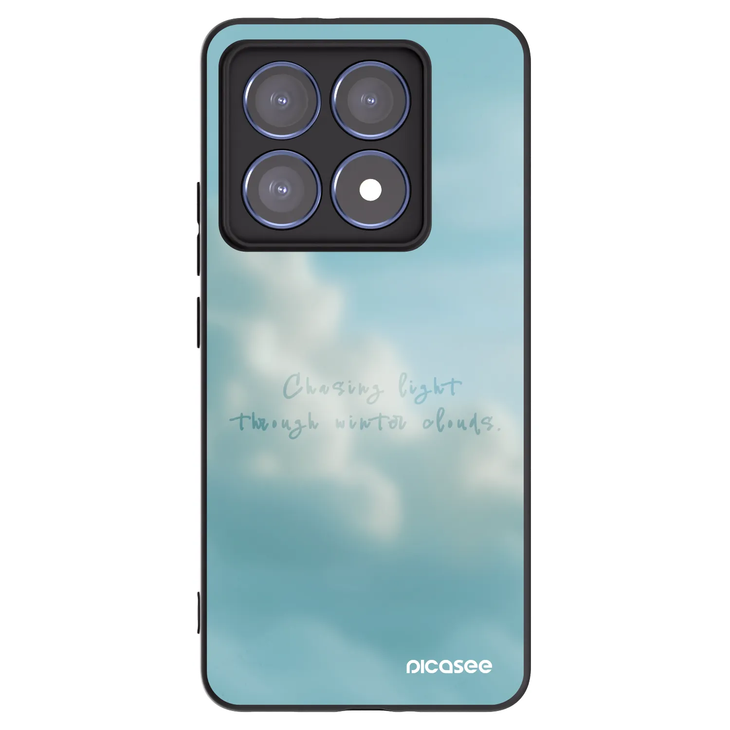 Picasee Xiaomi 14T Pro Hülle - Schwarzes Silikon - CHASiNG LIGHT