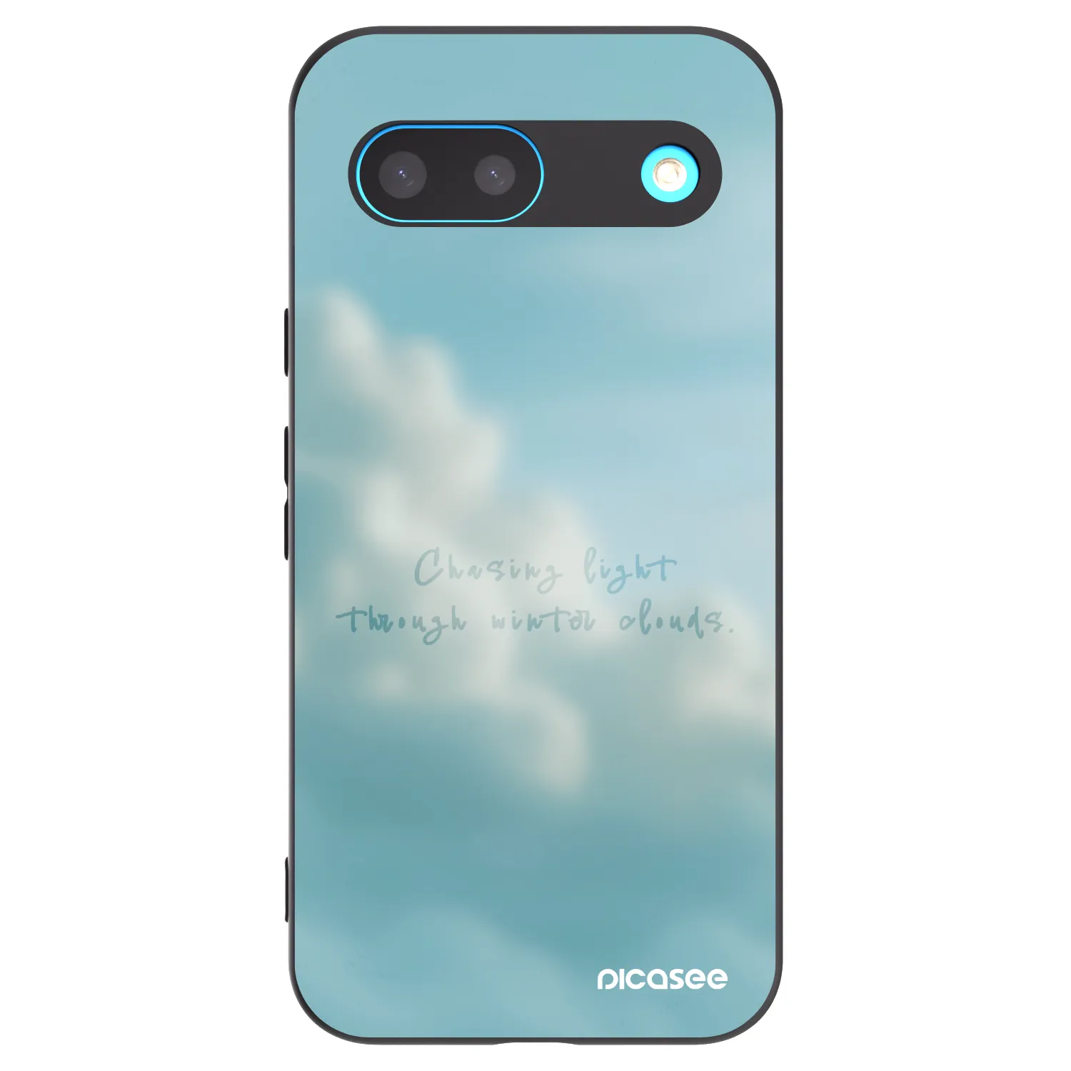 Picasee Google Pixel 8 Hülle - Schwarzes Silikon - CHASiNG LIGHT