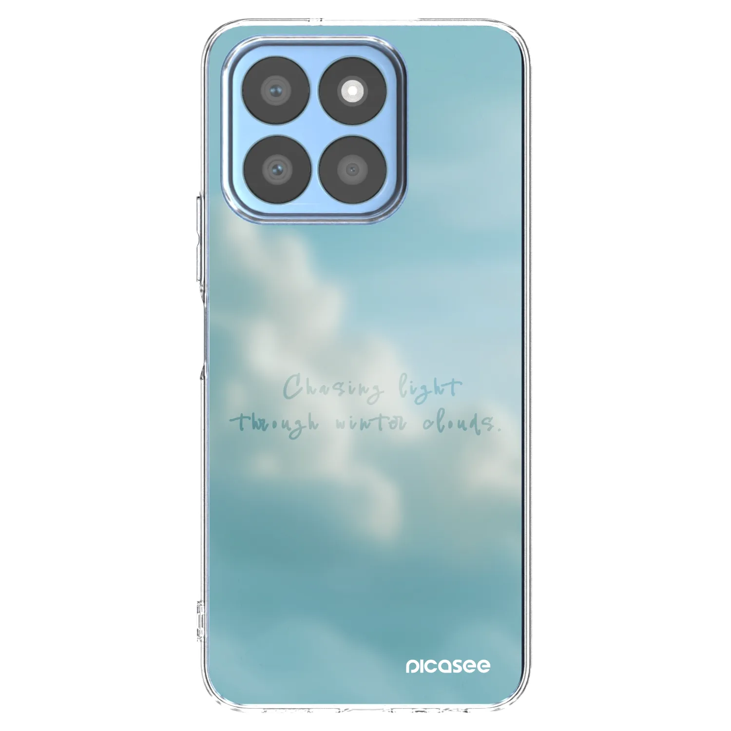 Picasee Honor X8c Hülle - Transparentes Silikon - CHASiNG LIGHT