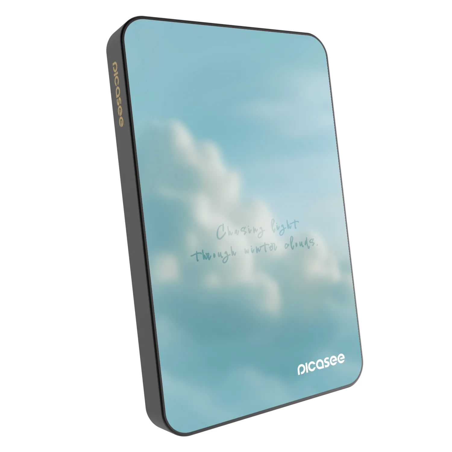 Picasee Powerbank mit MagSafe 5 000 mAh Grau - CHASiNG LIGHT