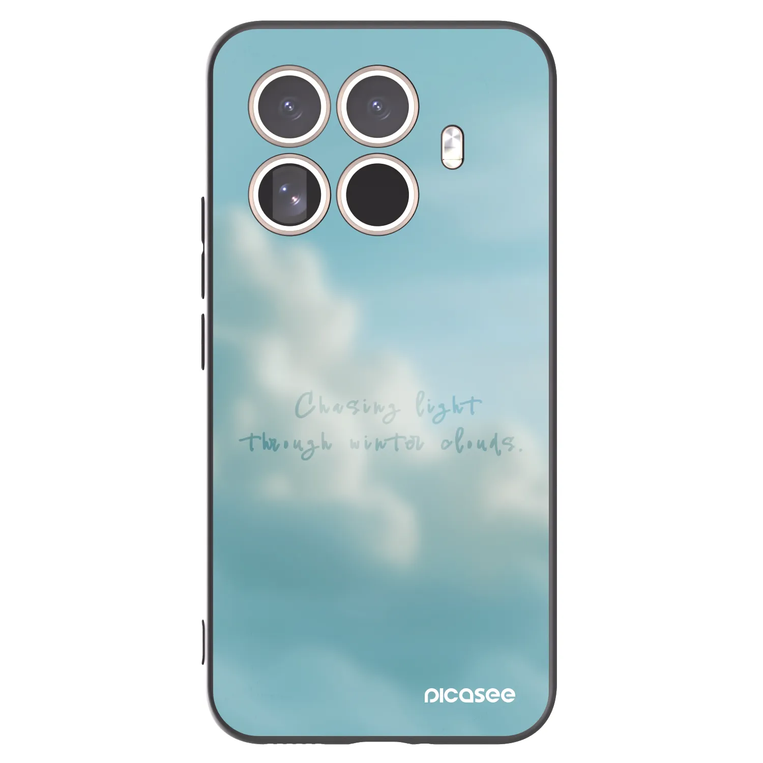 Picasee Xiaomi 15T Pro Hülle - Schwarzes Silikon - CHASiNG LIGHT