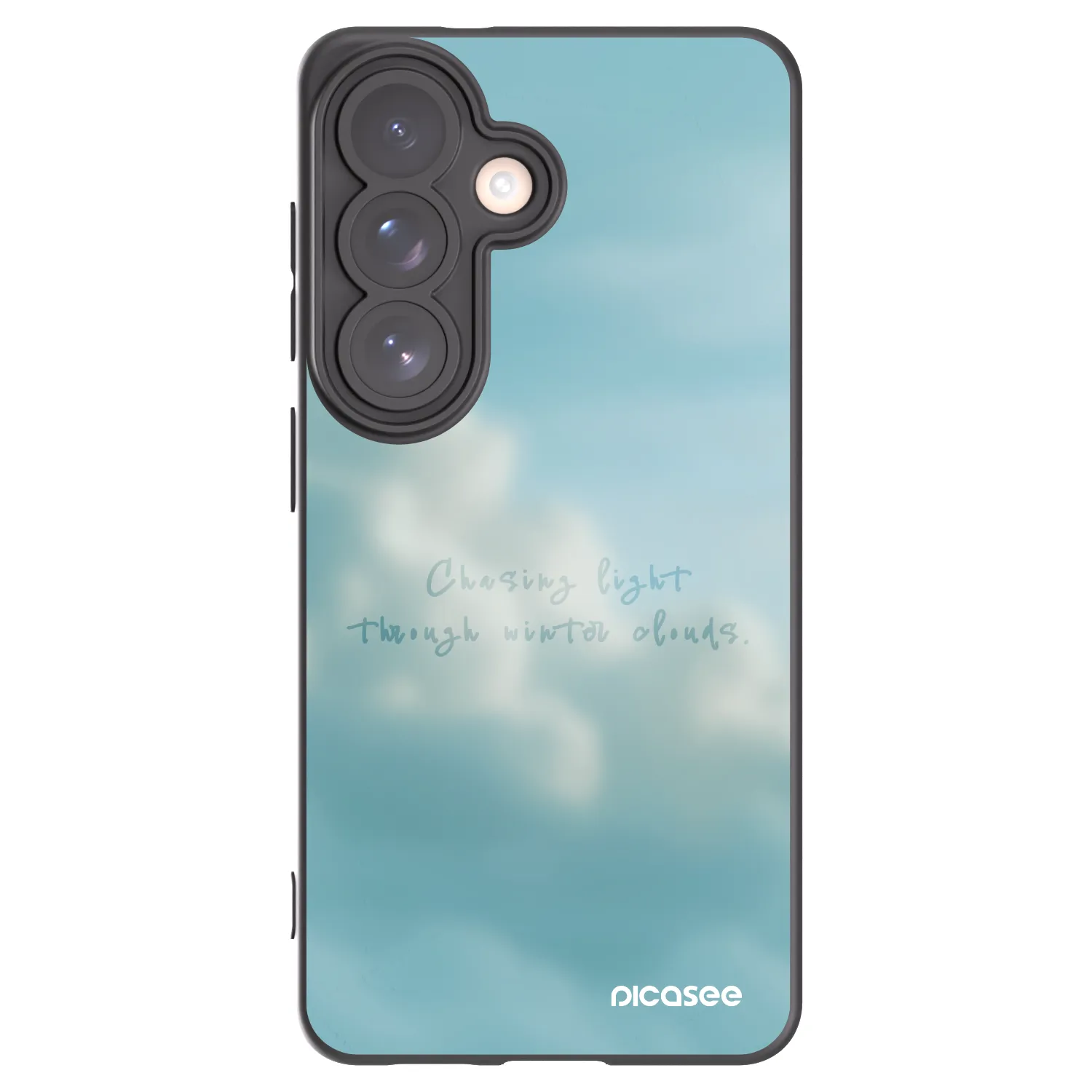 Picasee Samsung Galaxy S26 Hülle - Schwarzes Silikon - CHASiNG LIGHT