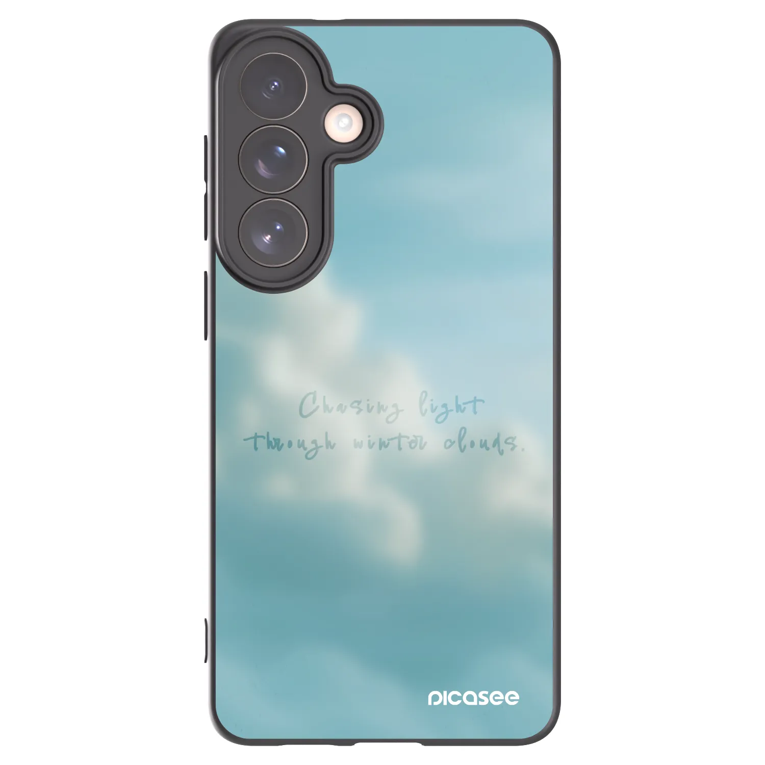 Picasee Samsung Galaxy S26+ Hülle - Schwarzes Silikon - CHASiNG LIGHT