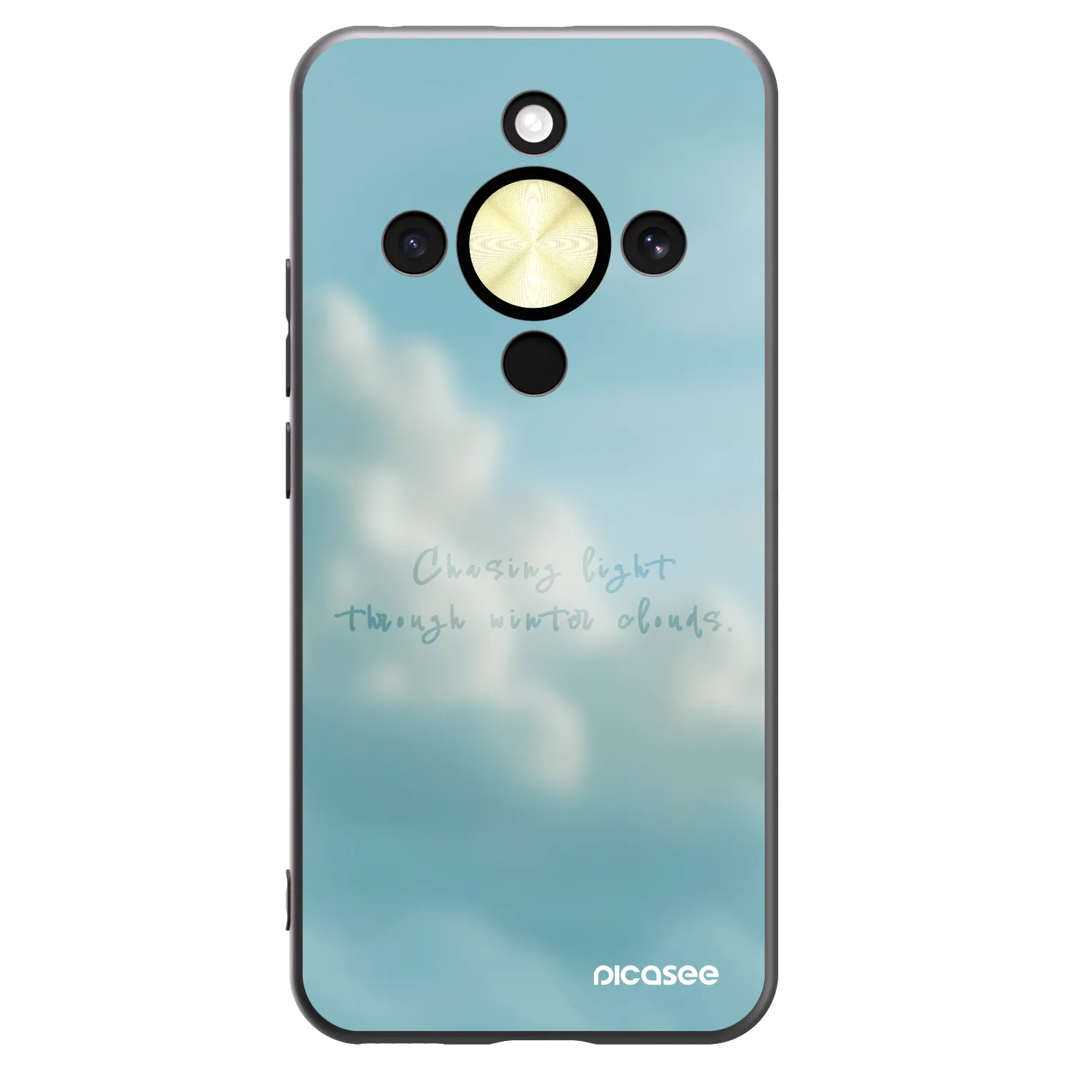 Picasee Honor Magic8 Lite 5G Hülle - Schwarzes Silikon - CHASiNG LIGHT